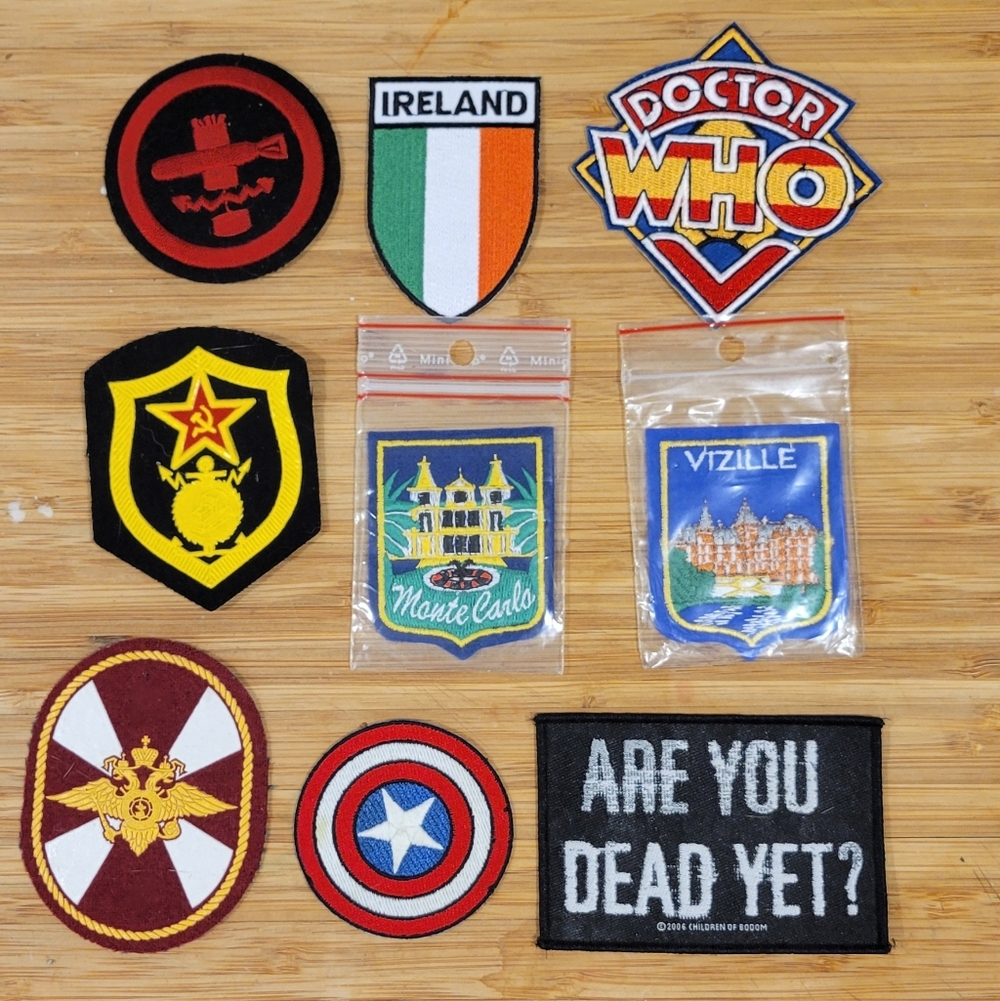 Colorful Embroidered Patches